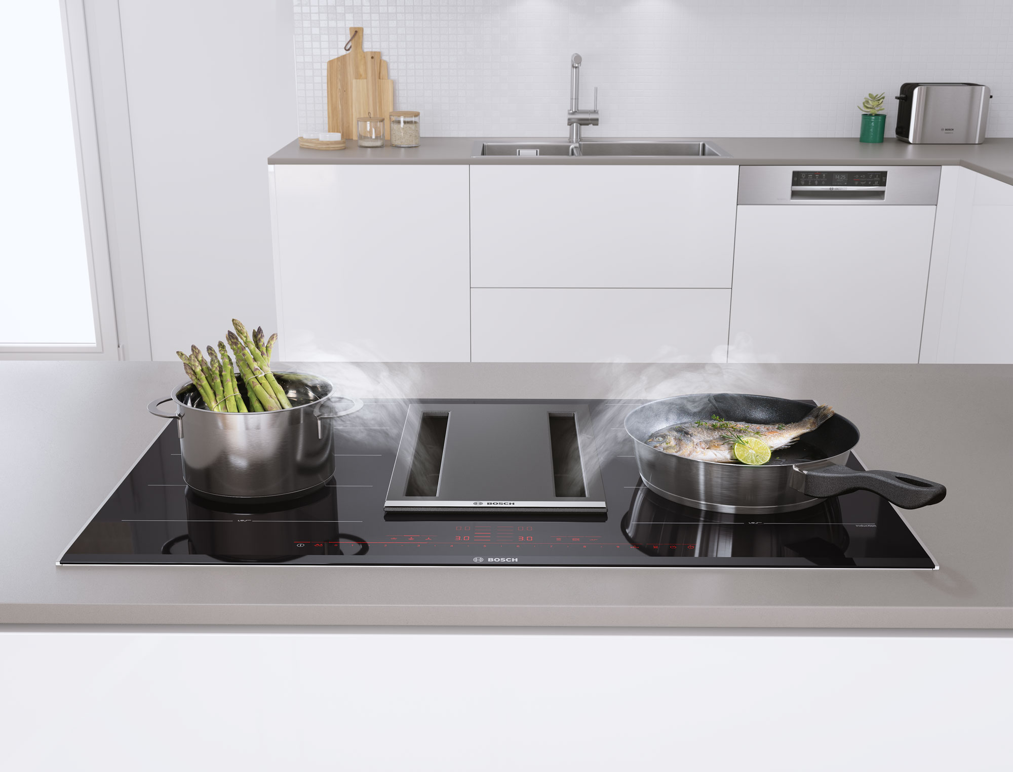 CGI - Bosch - Home Appliances - Induction - integrated Hood